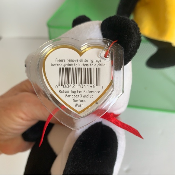 Vintage Ty 💕Panda Bears 💕Fortune!💫Welcome Home 🐼 Pandas! Beanie Babies - Picture 6 of 17